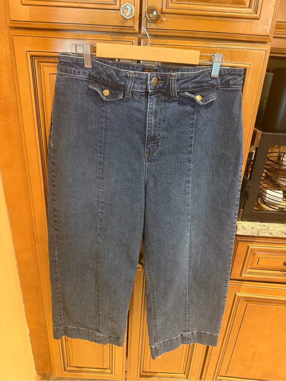 Lee Straight-Leg Women's Jeans in Dark Blue Denim
